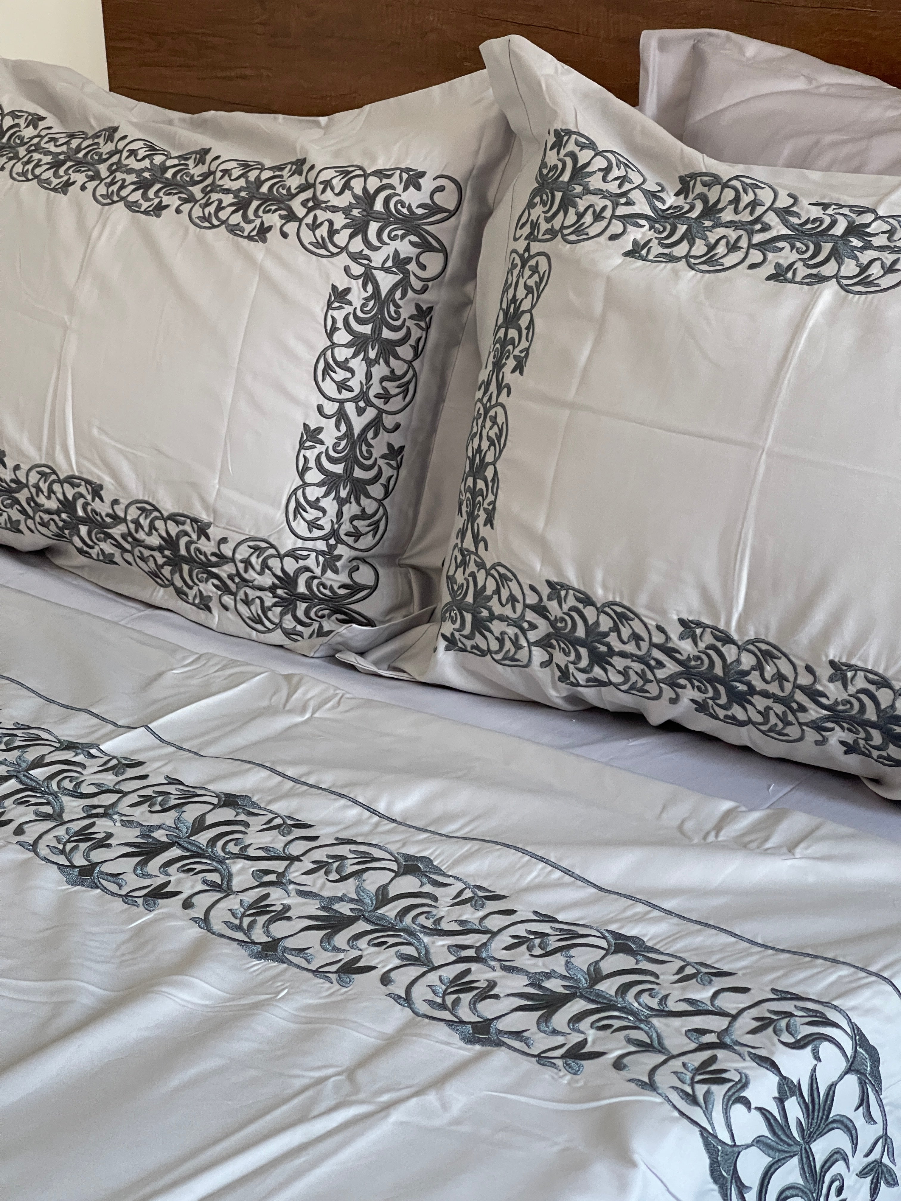 Embroidered Bedsheet Set