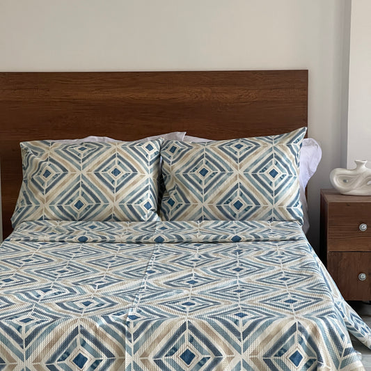 Jacquard Cotton Coverlet Set
