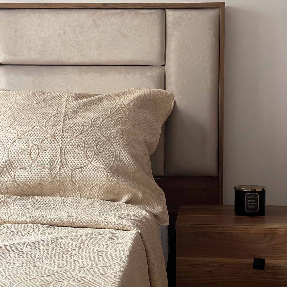 Jacquard Cotton Coverlet Set